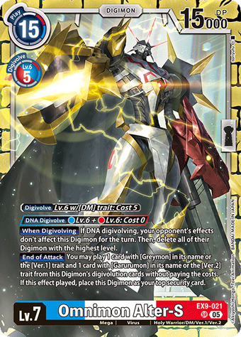 Omnimon Alter-S (EX9-021) | DigimonCardGame Wiki | Fandom