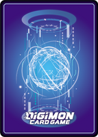 A Digimon card back