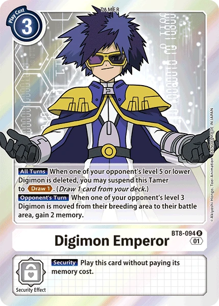 Digimon Emperor (BT8-094) | DigimonCardGame Wiki | Fandom