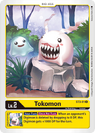 Tokomon, a Yellow Digi-Egg card