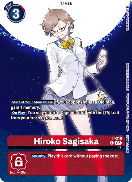 Hiroko Sagisaka (P-210) | DigimonCardGame Wiki | Fandom