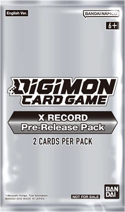 X Record Pre-Release Promotion | DigimonCardGame Wiki | Fandom