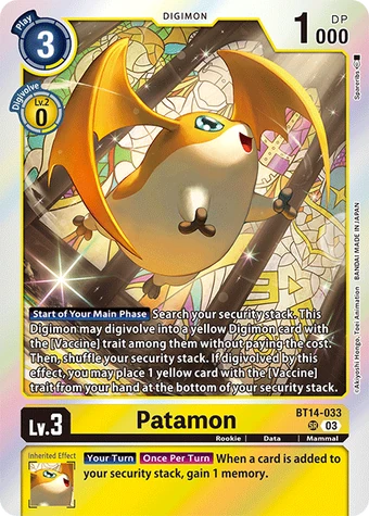Patamon (BT14-033) | DigimonCardGame Wiki | Fandom