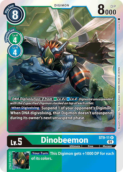 Dinobeemon (ST9-11) | DigimonCardGame Wiki | Fandom