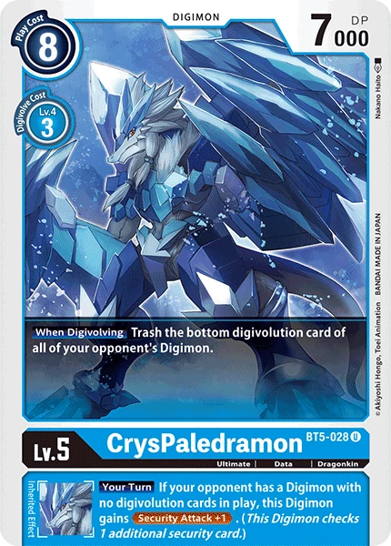 モドム　デッドリーモンド CrysPaledramon (BT5-028) | DigimonCardGame Wiki | Fandom