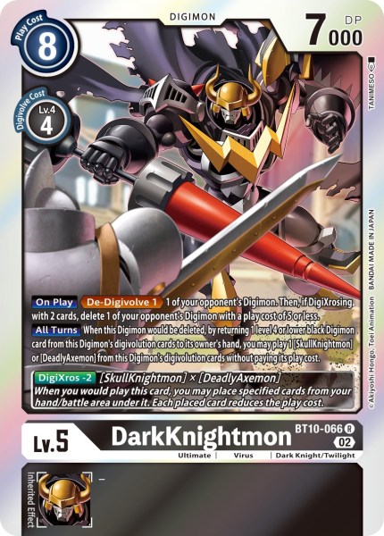 DarkKnightmon (BT10-066) | DigimonCardGame Wiki | Fandom