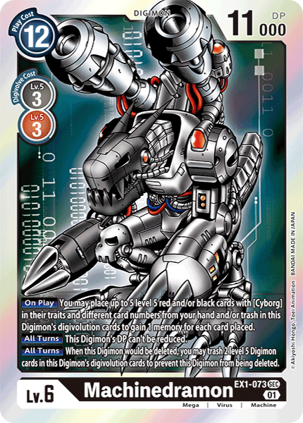 Machinedramon (EX1-073) | DigimonCardGame Wiki | Fandom
