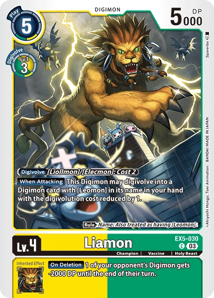Liamon (EX5-030) | DigimonCardGame Wiki | Fandom