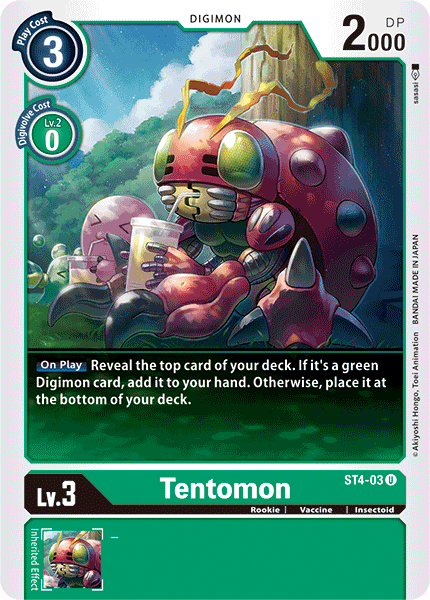 Tentomon (ST4-03) | DigimonCardGame Wiki | Fandom