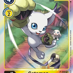 digimon gatomon card Black Gatomon BT8-077 (Graded) Case