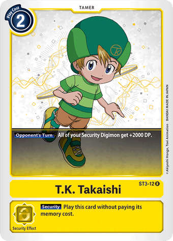 T.K. Takaishi (ST3-12) | DigimonCardGame Wiki | Fandom