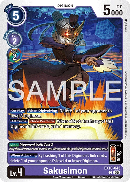 Sakusimon (EX10-043) | DigimonCardGame Wiki | Fandom