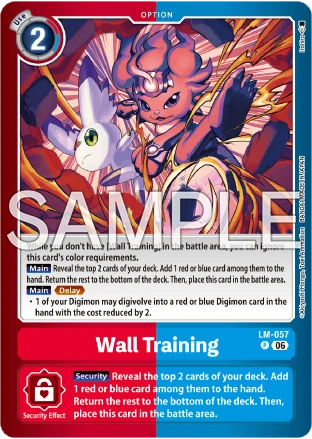 そこモン Wall Training (LM-057) | DigimonCardGame Wiki | Fandom