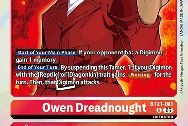Owen Dreadnought (BT18-087) | DigimonCardGame Wiki | Fandom