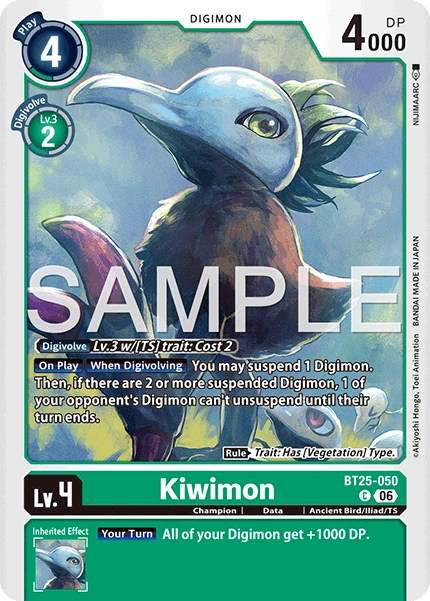 Kiwimon (BT25-050) | DigimonCardGame Wiki | Fandom Kiwimon (BT25-050) | DigimonCardGame Wiki | Fandom