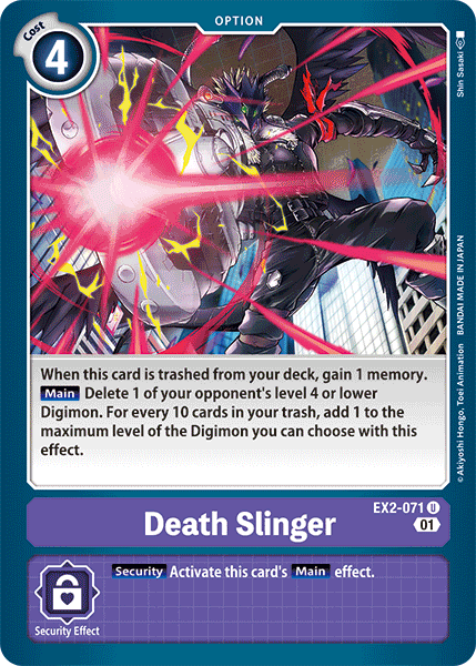 Death Slinger (EX2-071) | DigimonCardGame Wiki | Fandom