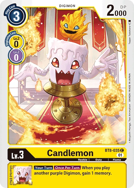 Candlemon (BT8-035) | DigimonCardGame Wiki | Fandom