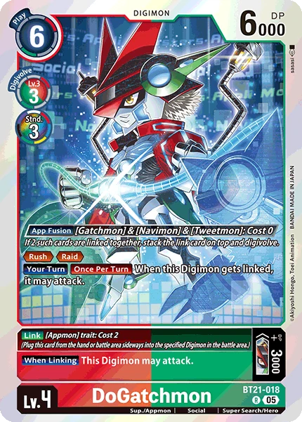 DoGatchmon (BT21-018) | DigimonCardGame Wiki | Fandom