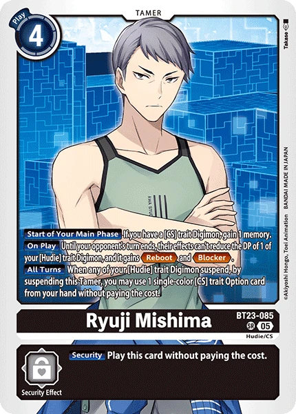 ★ryuji★ Ryuji Mishima (BT23-085) | DigimonCardGame Wiki | Fandom