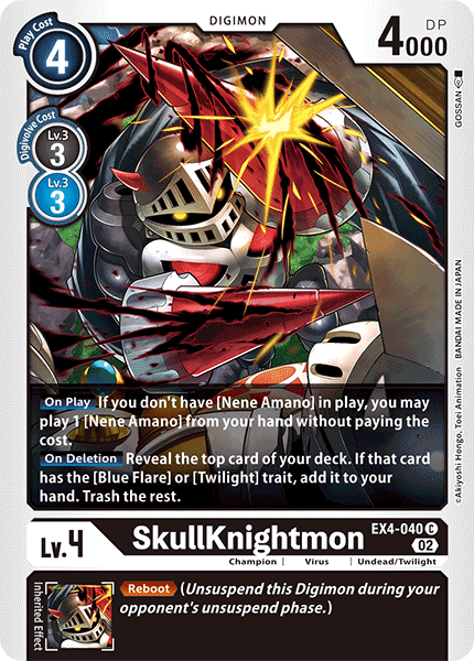 SkullKnightmon (EX4-040), DigimonCardGame Wiki