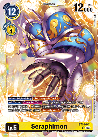 Seraphimon (BT14-041) | DigimonCardGame Wiki | Fandom