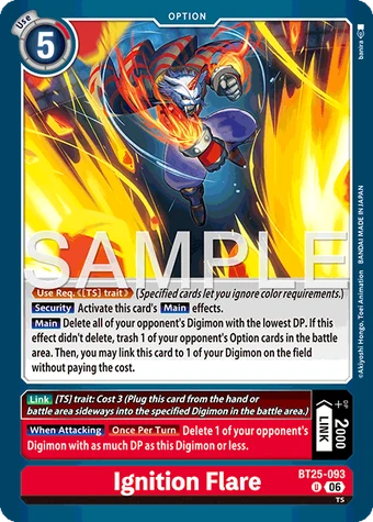 Ignition Flare (BT25-093) | DigimonCardGame Wiki | Fandom