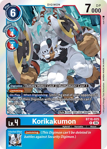 Korikakumon (BT18-025) | DigimonCardGame Wiki | Fandom