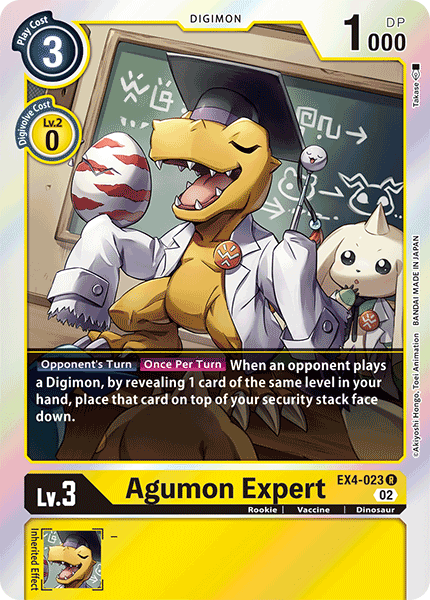 Agumon Expert (EX4-023) | DigimonCardGame Wiki | Fandom