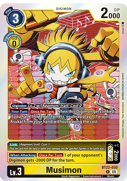 Musimon (BT22-030) | DigimonCardGame Wiki | Fandom