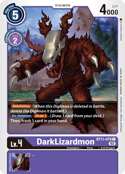 DarkLizardmon (BT11-079) | DigimonCardGame Wiki | Fandom