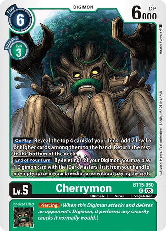 Cherrymon (BT15-050) | DigimonCardGame Wiki | Fandom