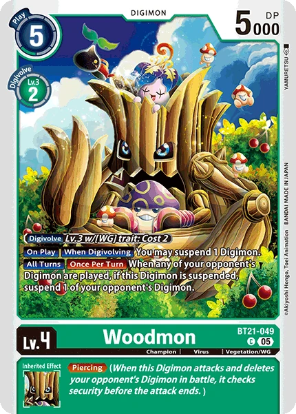 Woodmon (BT21-049) | DigimonCardGame Wiki | Fandom