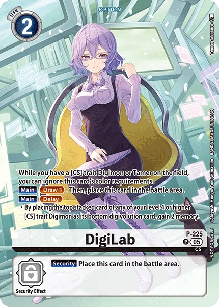 DigiLab (P-225) | DigimonCardGame Wiki | Fandom DigiLab (P-225) | DigimonCardGame Wiki | Fandom