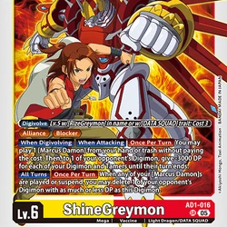 digimon card game shinegreymon DIGIMON ShineGreymon BT2-041 SR Holo Card Lv.6 Mega Light Dragon – Japan  Youkoso main image 0