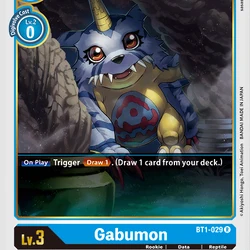 digimon gabumon card Gabumon [P-003] (Rainbow Foil) [Promotional Cards] main image 0