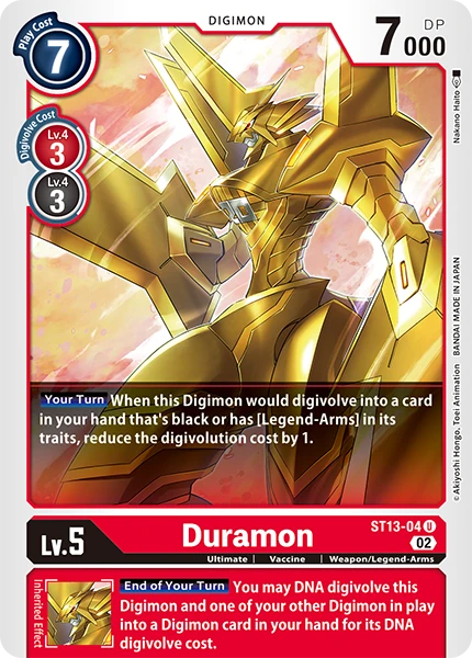 Duramon (ST13-04) | DigimonCardGame Wiki | Fandom