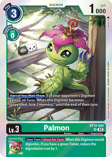 Palmon (BT14-044) | DigimonCardGame Wiki | Fandom Palmon (BT14-044) | DigimonCardGame Wiki | Fandom