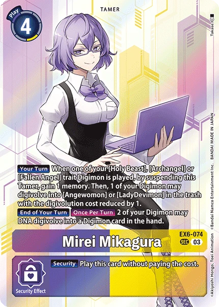 Mirei Mikagura (EX6-074) | DigimonCardGame Wiki | Fandom
