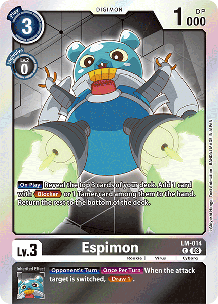 Espimon (LM-014) | DigimonCardGame Wiki | Fandom