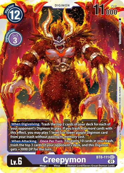 Creepymon (BT8-111) | DigimonCardGame Wiki | Fandom