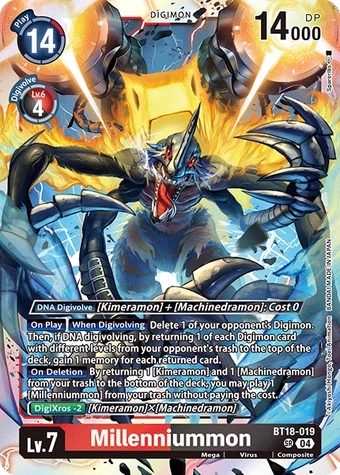 Millenniummon (BT18-019) | DigimonCardGame Wiki | Fandom