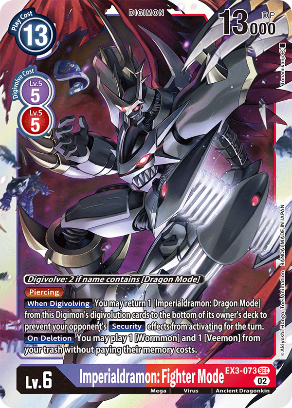 Imperialdramon: Fighter Mode (EX3-073) | DigimonCardGame Imperialdramon: Fighter Mode (EX3-073) | DigimonCardGame