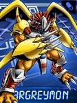 Oficijalna WarGreymon karta iz Digimon Collectors igre 2