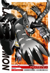 Oficijalna BlackAgumon karta iz igre Digimon Jintrix