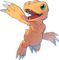 Quebra-cabeça de Agumon é um dos principais digimon. Agumon é um Digimon  muito corajosa e divertida para imprimir