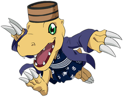 Quebra-cabeça de Agumon é um dos principais digimon. Agumon é um Digimon  muito corajosa e divertida para imprimir