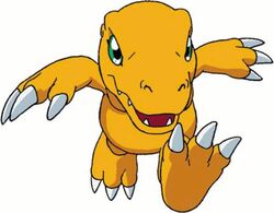 Quebra-cabeça de Agumon é um dos principais digimon. Agumon é um Digimon  muito corajosa e divertida para imprimir