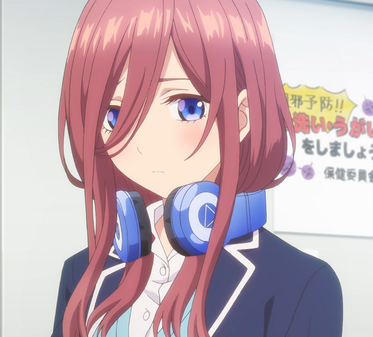 Nakano Miku, manga, Gotoubun no Hanayome, girl with headphones