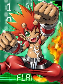 gráfico de evolución de flamemon