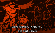 Promo banner of a continuation game (with the provisional title Dillon's Rolling Western 2: The Last Ranger)